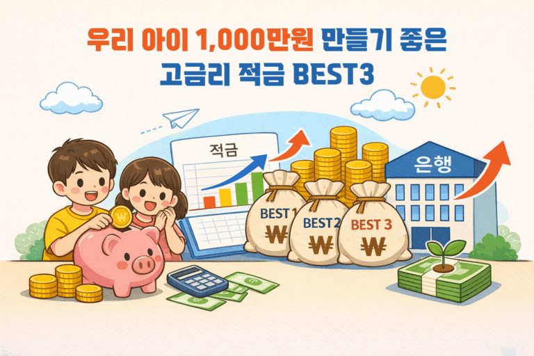 아동수당 재테크를 위한 우리은행 지문등록 적금 및 고금리 상품 비교
